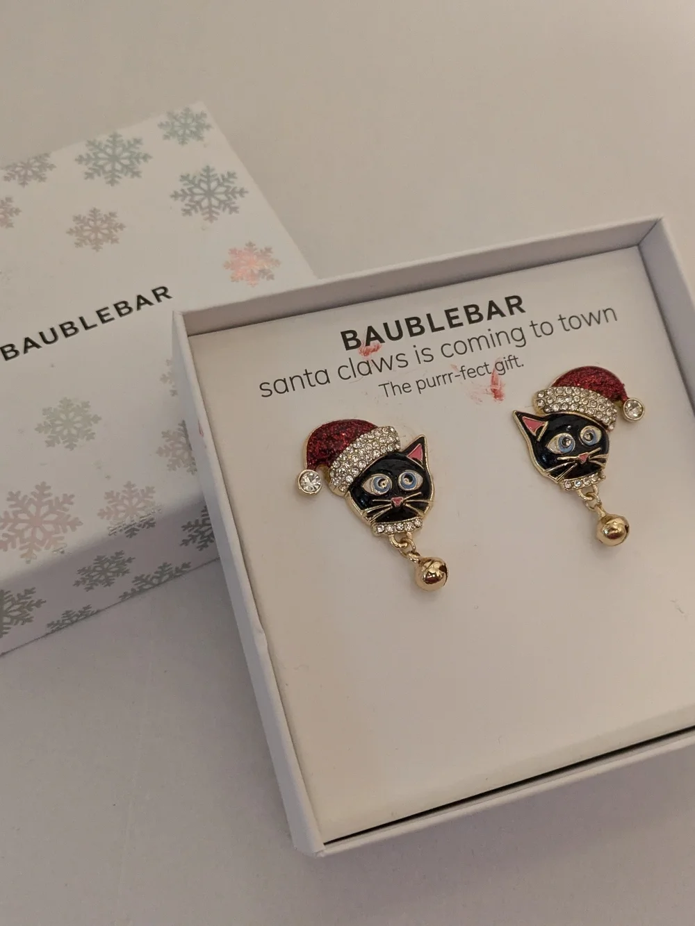 BaubleBar festive cat